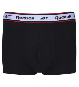 Reebok Confezione da 3 Barlow Boxer nero, grigio, bianco
