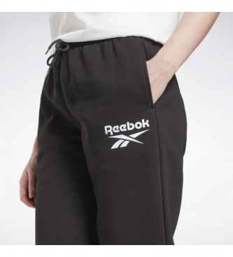 Reebok Pants Identity logo Fleece black 