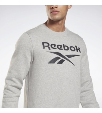 Reebok Sweat-shirt en polaire Identity gris