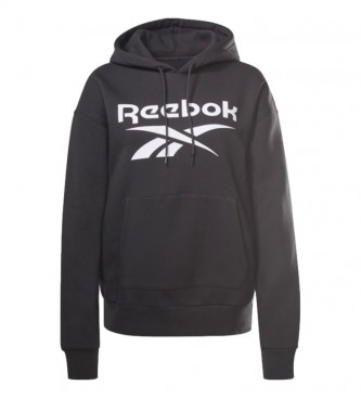 Reebok Sweatshirt Logotipo de identidade Velo preto