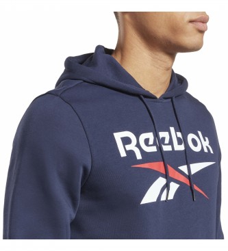 Reebok Sweatshirt  logo superpos Marine