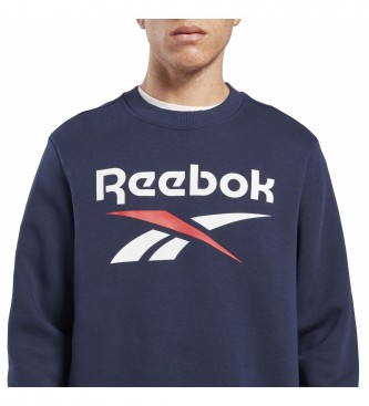 Reebok Aplicação de treino Sweatshirt Navy