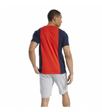 Reebok Essentiels Formation Essentiels Linera Logo T-Shirt rouge marine