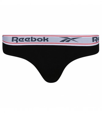 Reebok Pack de 3 Braguitas Aria negro