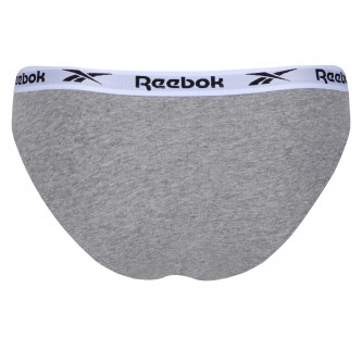Reebok Pack de 3 calcinhas Shiloh cinza, preto, branco