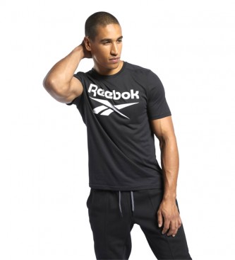 Reebok T-shirt grafica Supremium nera pronta per l'allenamento
