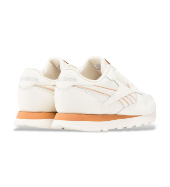 Reebok Classic beige leather trainers 