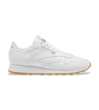 Reebok Klassiska sneakers i lder, vita