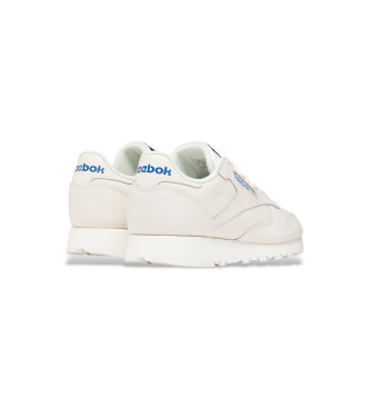 Reebok Klassiska sneakers i lder, vita