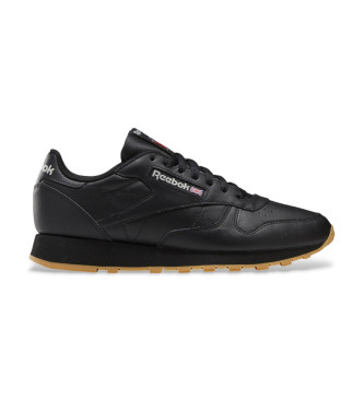 Reebok Klassiske lder-sneakers i sort