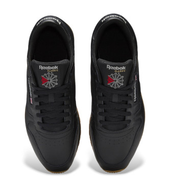 Reebok Baskets classiques en cuir noir