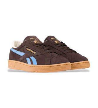 Reebok Usnjene športne copate Club C Grounds brown