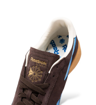 Reebok Usnjene športne copate Club C Grounds brown