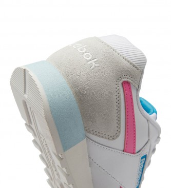 Reebok Glide Leather Sneakers White, Pink