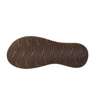 Reef Leather flip flops Cushion Phantom 2.0 Le brown