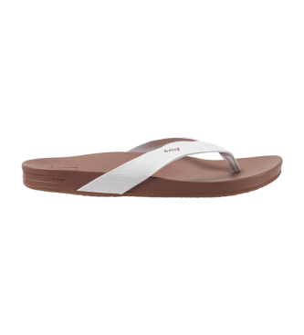 Reef Brown Cushion Court leather sandals