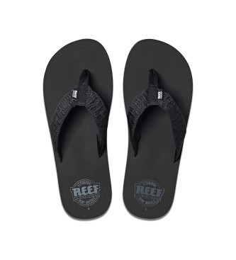 Reef Smoothy black flip-flops