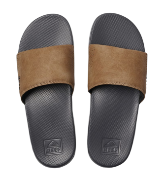 Reef Brown One Slide Sandals