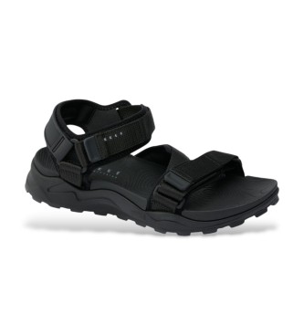 Reef Black Cross Sandals