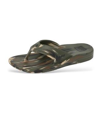 Reef Fanning H20 green flip flops