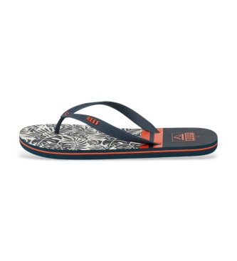 Reef Flip-flops Seaside Prints navy