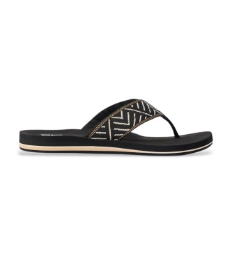 Reef Flip flops Spring Woven black