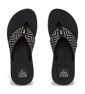 Reef Flip flops Spring Woven black