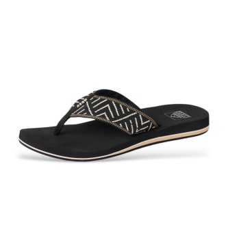 Reef Flip flops Spring Woven black