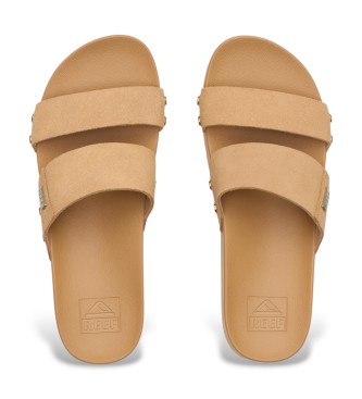 Reef Sand�lias de couro Vista Higher Cleo bege