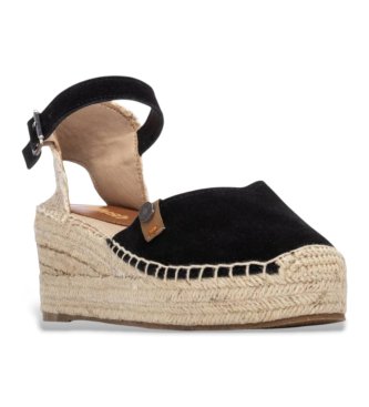 Refresh Leather Espadrilles 175235 black