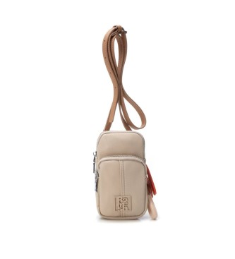 Refresh 183255 beige mobile sac  main sac  bandoulire