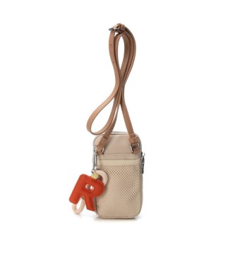 Refresh 183255 beige mobile sac  main sac  bandoulire