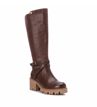 Refresh 170372 brown boots -Height heel: 7cm