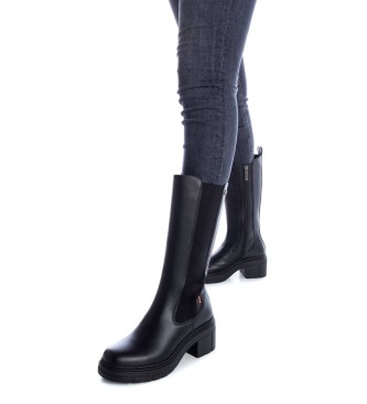 Refresh Schwarze Freizeitstiefel -Hhe Absatz 6cm