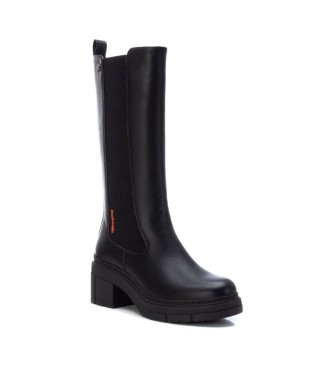 Refresh Schwarze Freizeitstiefel -Hhe Absatz 6cm