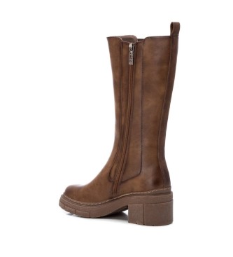 Refresh Bottes dcontractes taupe -Hauteur du talon 6cm