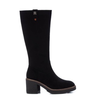 Refresh Botas 171296 preto -Altura do salto 7cm