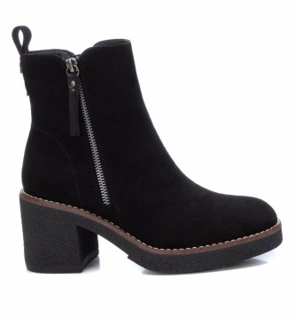 Refresh Ankle Boots Antelina Black -Heel height 7cm