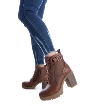 Refresh Bottines avec boucle -Hauteur du talon 8cm- marron