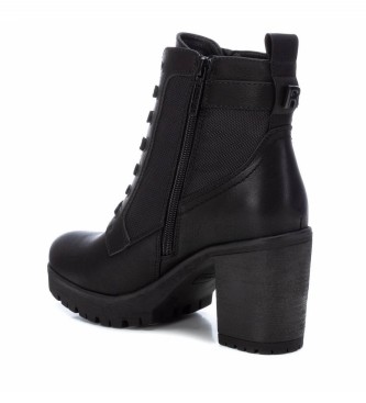 Refresh Ankle boots with buckle -Height heel 8cm- black