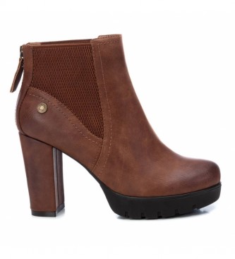Refresh Ankle boots 072386 camel -Heel height: 10 cm