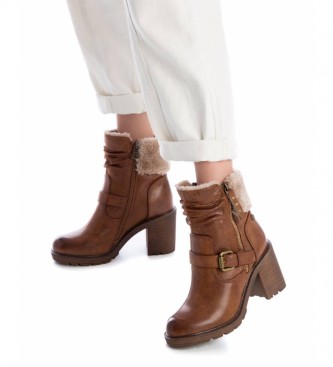 Refresh Ankle boots 078968 camel -8 cm heel