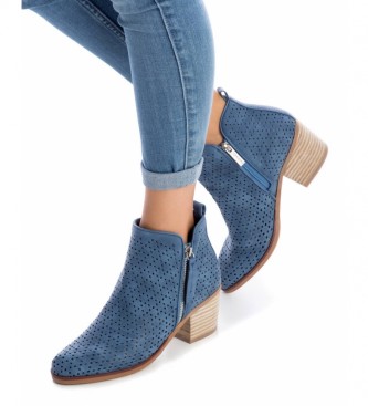 Refresh Ankle boots 079299 navy -Height heel: 6 cm - Esdemarca Store  fashion, footwear and accessories - best brands shoes and designer shoes