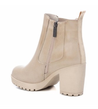 Refresh Ankle boots 170063 beige -Heel height: 8cm