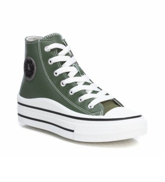 Refresh Green 170109 buttoned sneakers