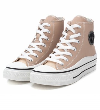 Refresh Brown 170109 buttoned sneakers
