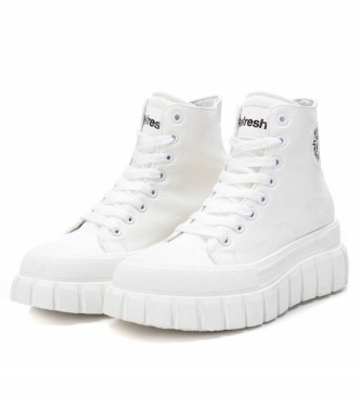 Refresh 170114 white sneakers with boots