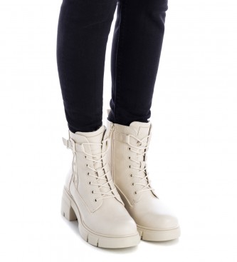 Refresh Botas de tornozelo 170140 branco -Altura do calcanhar: 6cm
