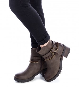 Refresh Ankle boots 170183 brown -Heel height: 5cm