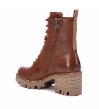 Refresh 170305 brown ankle boots -Heel height: 7cm